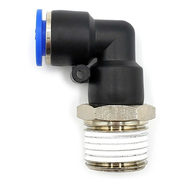 5 Pc of Pneumatic quick connector/fitting Elbow 1/2 Npt X 3/8