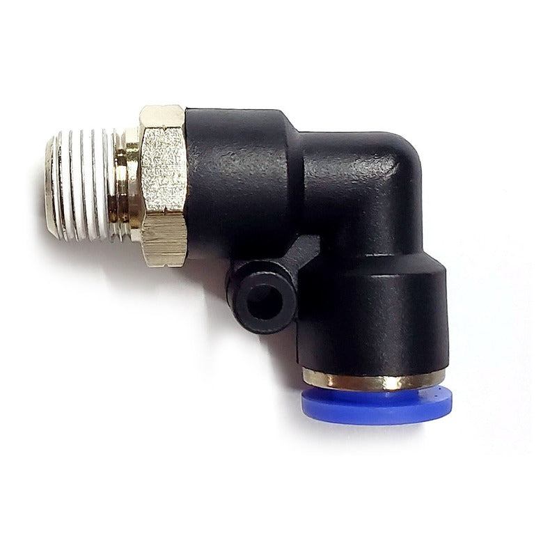 10 Pc Quick Connector / Pneumatic Elbow Fitting 1/8 Npt X 6mm