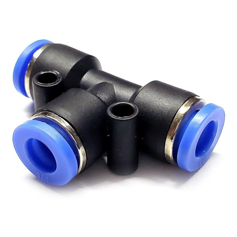 5 Pz Pneumatic Union Fitting On Tee 1/4