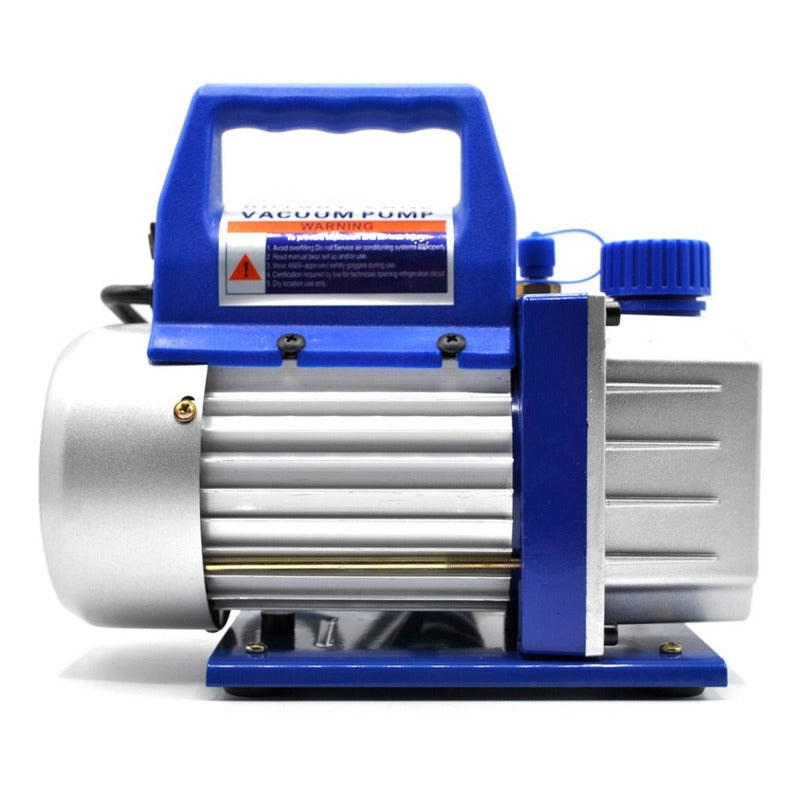 Bomba de vacío con sistema de paletas rotatorias para aplicaciones de refrigeración y equipos de aire acondicionado.