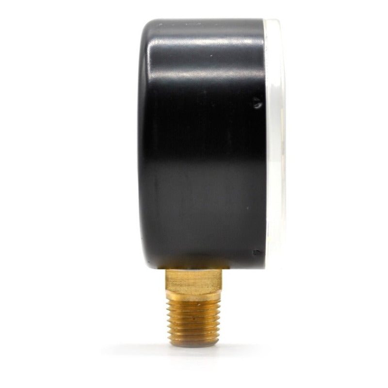 Vacuómetro 2.5 , Baja Presión, 1/4 Npt, Inferior 100 In H2o