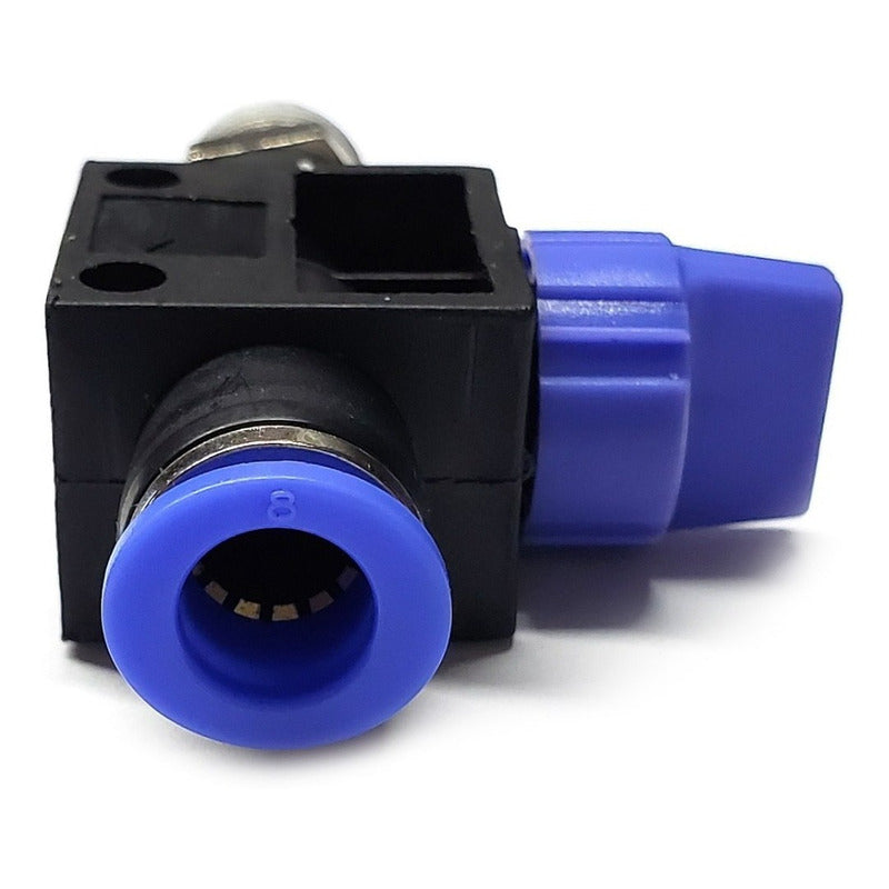 Straight Hand Valve/Connector (on-off) 1/4 Npt X 8mm
