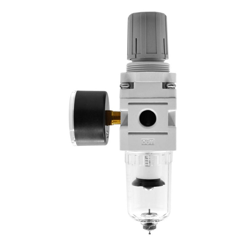 Filtro Separador De Agua Con Regulador Y Manómetro Conex ¼