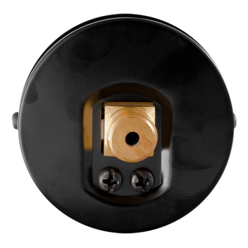 2.5" Standard, dry, pressure gauge, black steel case, 1/4" NPT, back connection, 0 to 300 psi-kPa