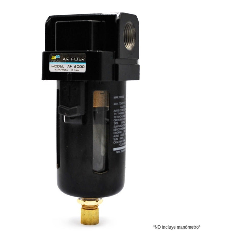 Filtro baja presión, 3/8" NPT