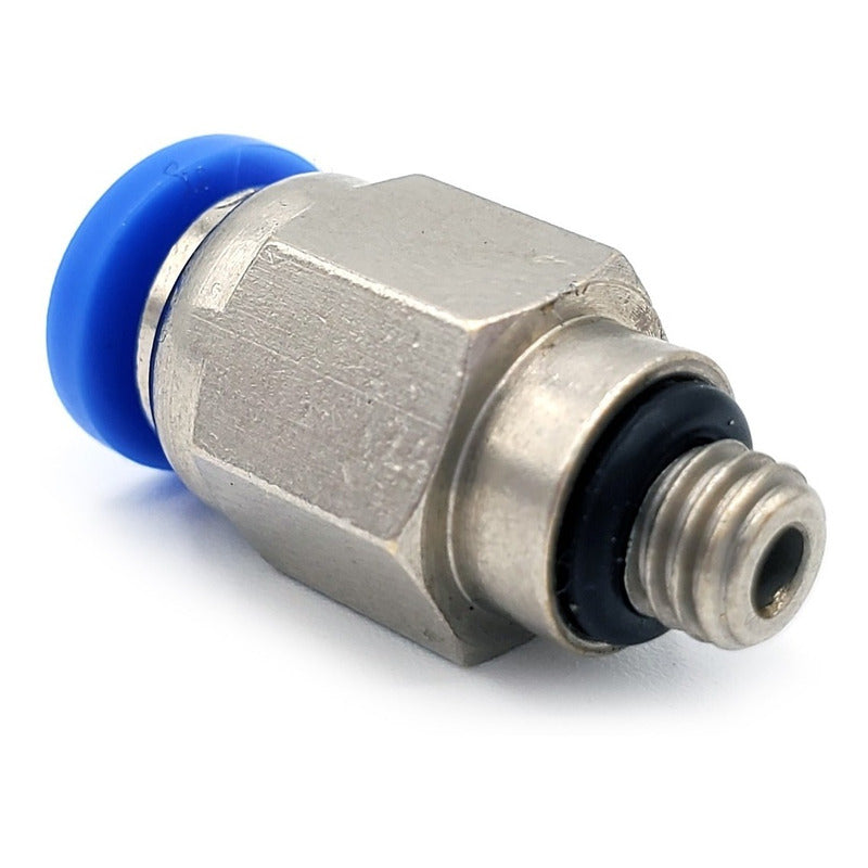 10 Pz De Conector/racor Rápido Neumático Recto M5 X 4mm