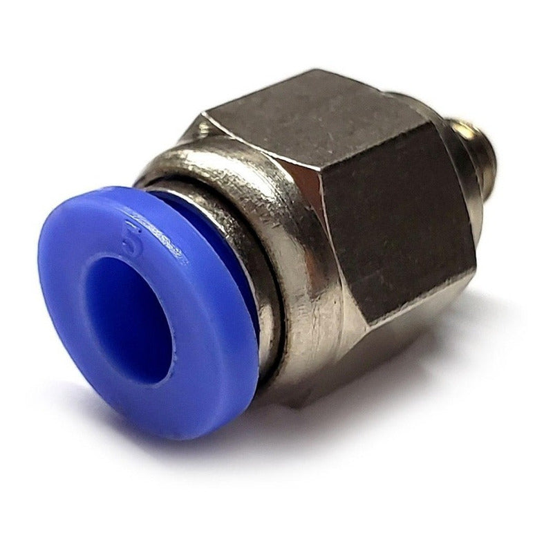 10 Pz De Conector/racor Rápido Neumático Recto M5 X 5mm