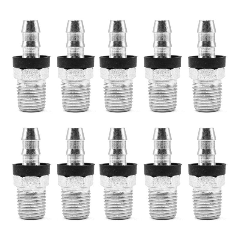 Espiga Para Mangueras Macho De 1/4 Npt X 3/8 10 Pz