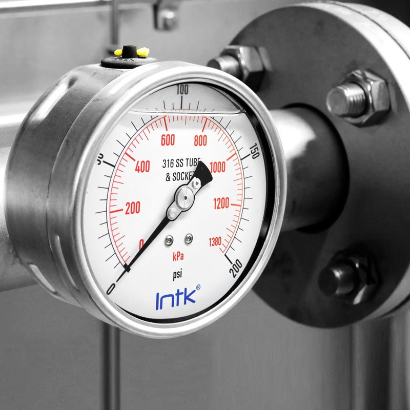 Manometer for Petrochemical and Water Handling, 4 PLG, 1380 Kpa