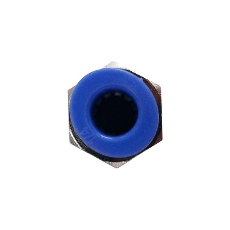 10 Pcs Straight Pneumatic Quick Connector/Fitting 1/4 Npt X 1/4