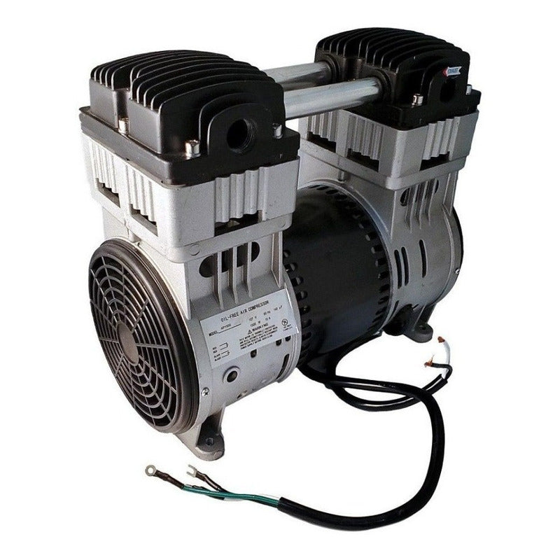 Bomba de aire silenciosa y libre de aceite de 2 HP (Potencia pico de 3 HP).