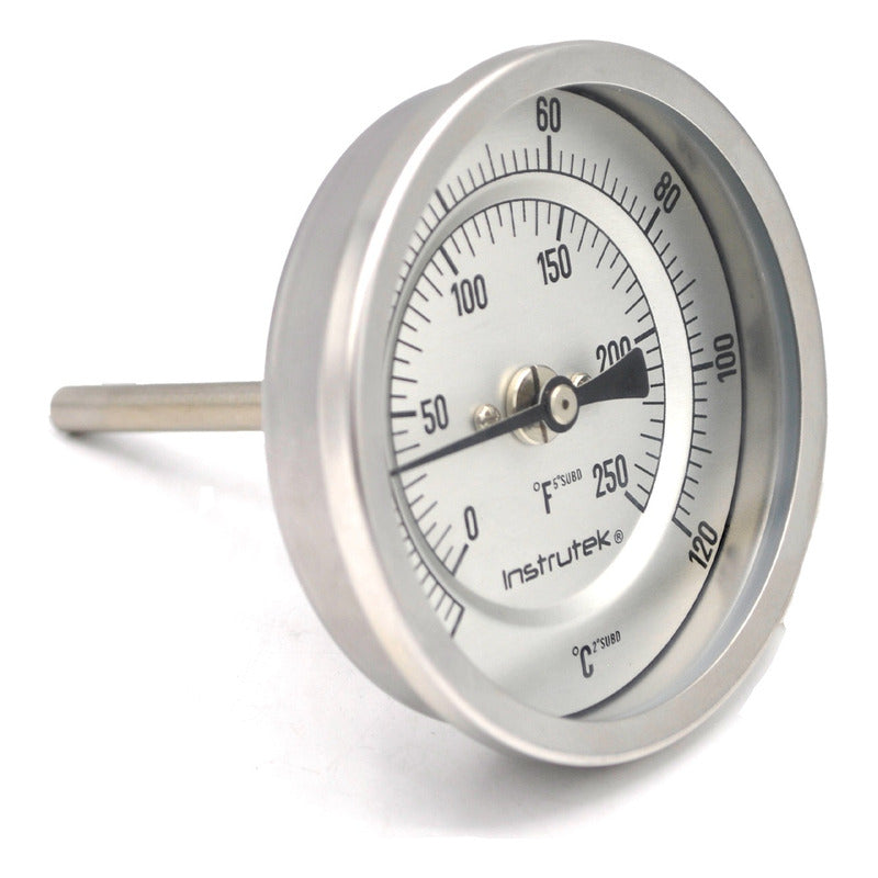 Refrigeration Thermometer 3 INCH -20/120°C 2.5" Shaft 1/2" Thread