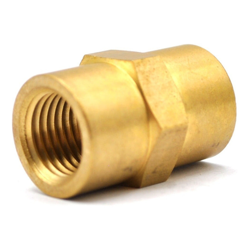 Straight Brass Coupling 1/4 Npt 10 Pz