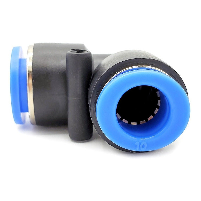 10 Pz Reducción Neumática Codo 12mm A 10mm