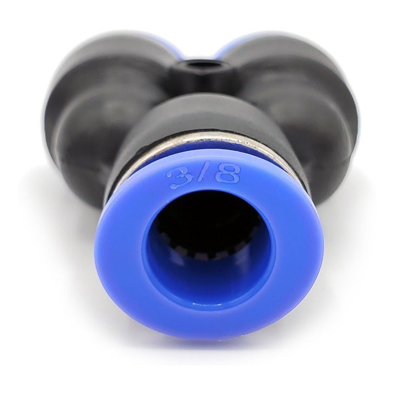 10 Pz Racor Unión Neumático Yee 3/8