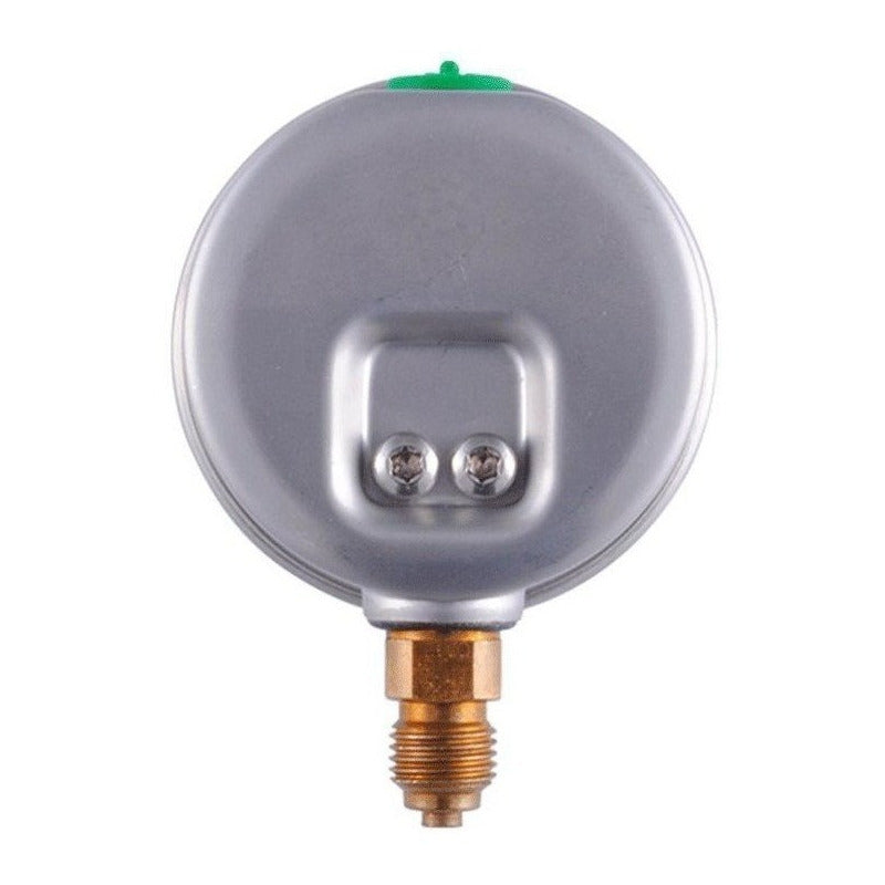 Manómetro 2.5", lleno de líquido premium, 1/4" BSPP, inferior, 1000 bar-psi