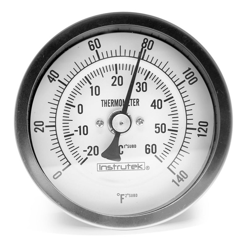 Refrigeration Thermometer 3 IN -20 TO 60°C 9 Gauge 1/2 Thread