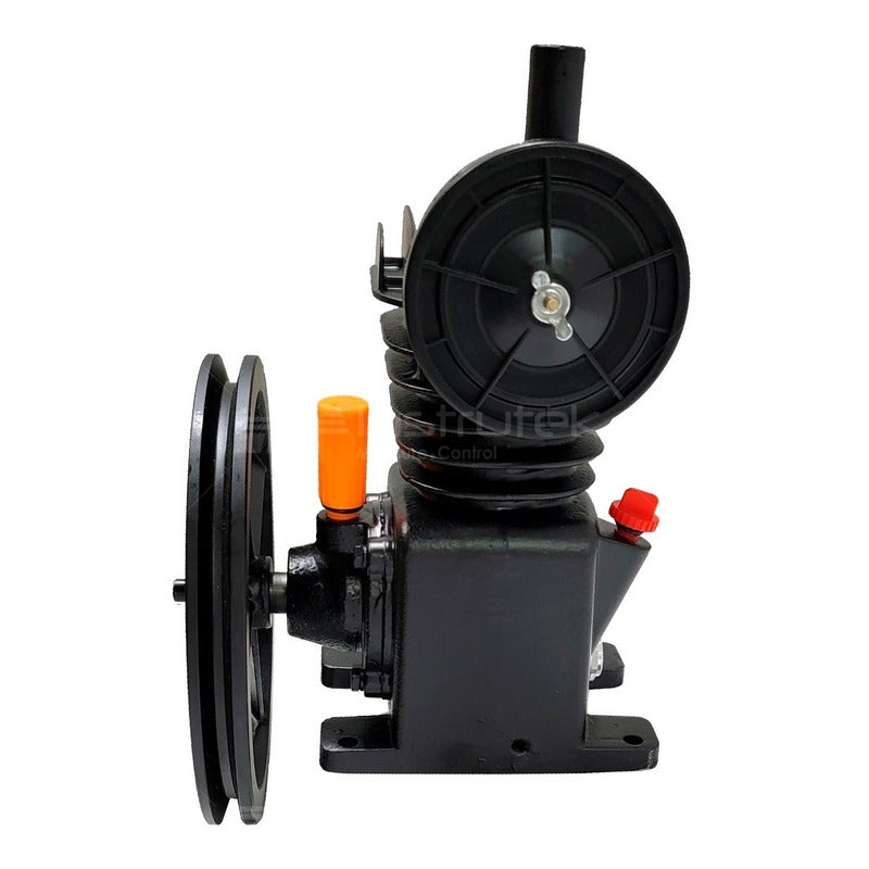 Bomba de aire baja presión - Pistones en línea - 3/4 H.P. - Polea 9"