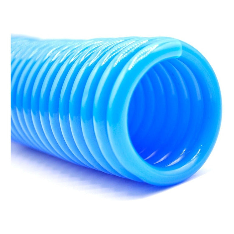 Manguera Retráctil Para Aire/compresor Azul 8mm X 10 Mts