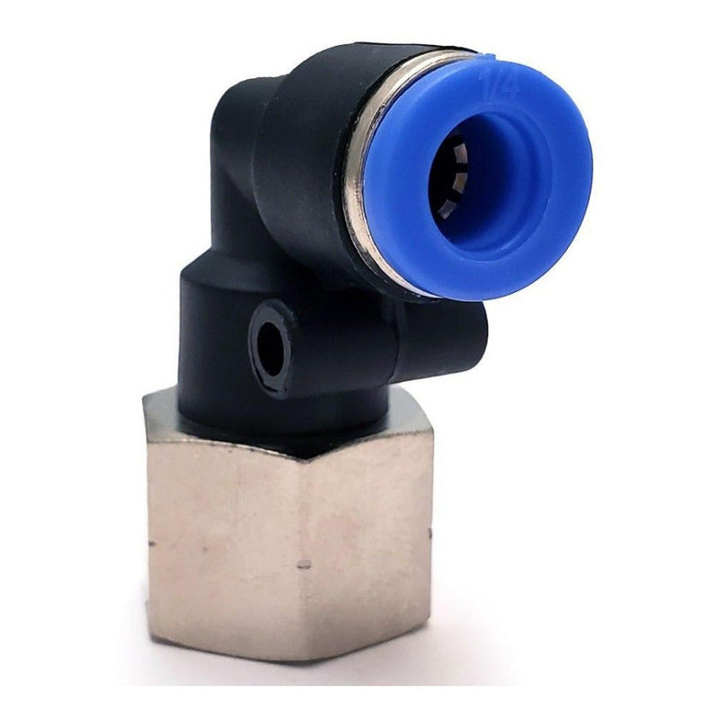 10 Pcs Pneumatic Connector/fitting Female Elbow 1/4 Npt X 1/4