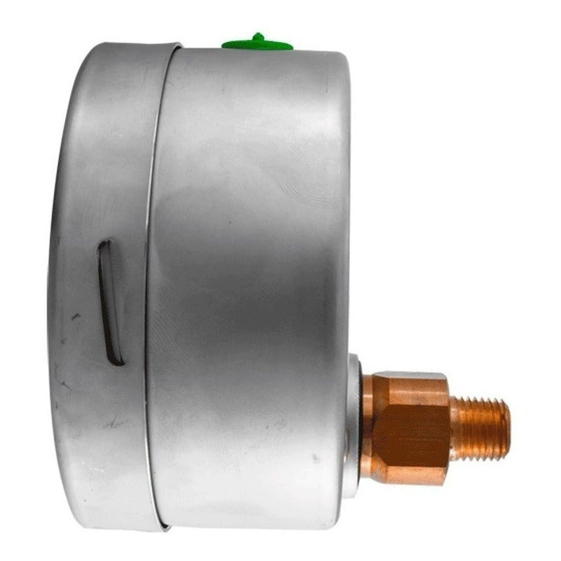 Manómetro 4", lleno de líquido premium, 1/4" NPT, posterior, 600 psi-kg/cm2