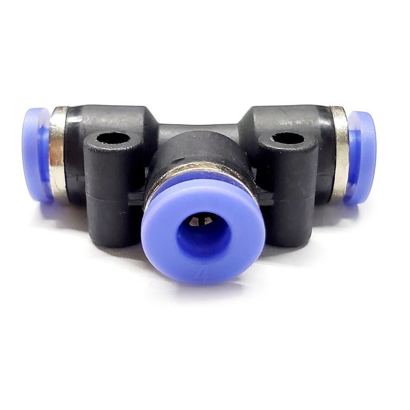 5 Pz Racor Unión Neumático En Tee 4mm