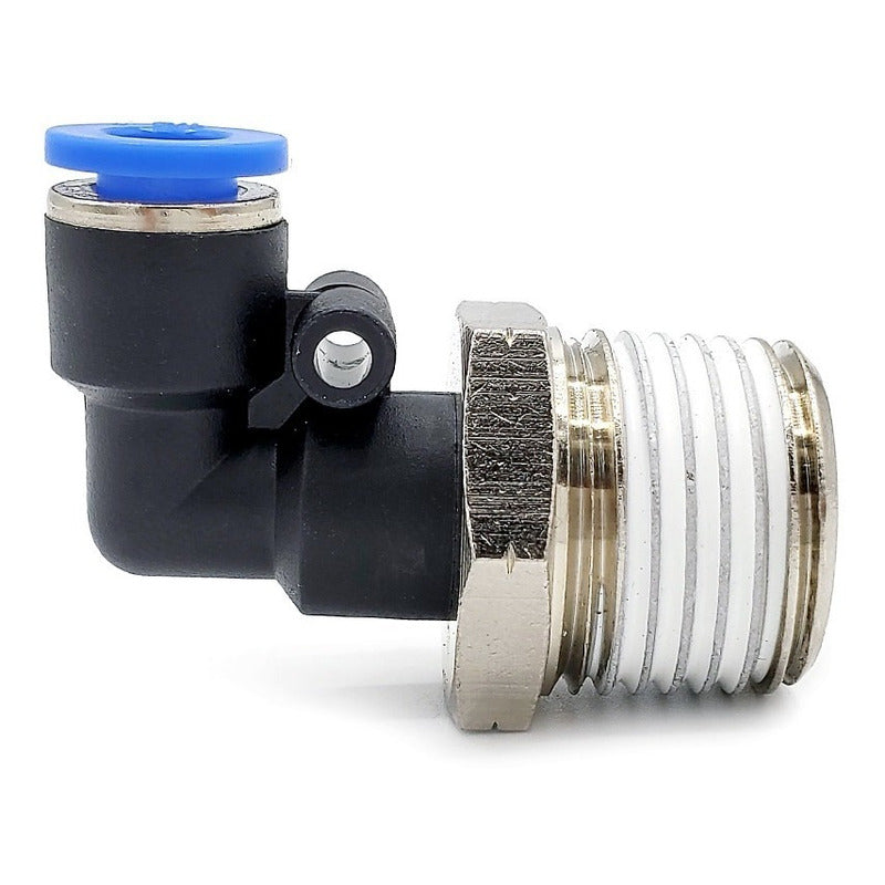 5 Pc of Pneumatic quick connector/fitting Elbow 1/2 Npt X 1/4