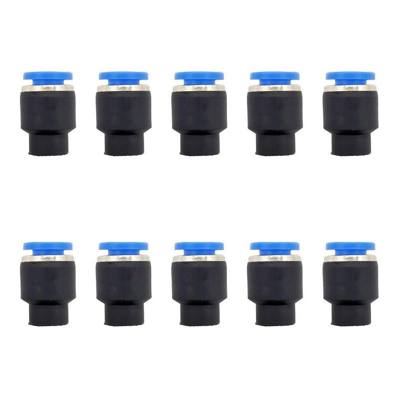 10 Pz Tapón Para Manguera Neumática De 1/4