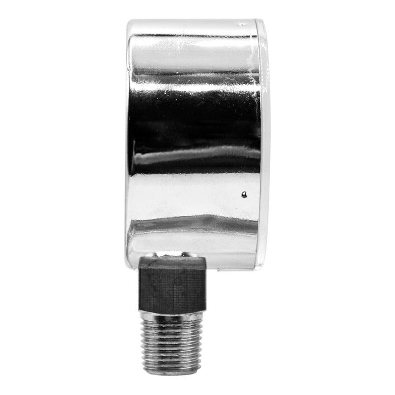 Manómetro 2", oxígeno medicinal, 1/4" NPT, inferior, 200 psi-kg/cm2