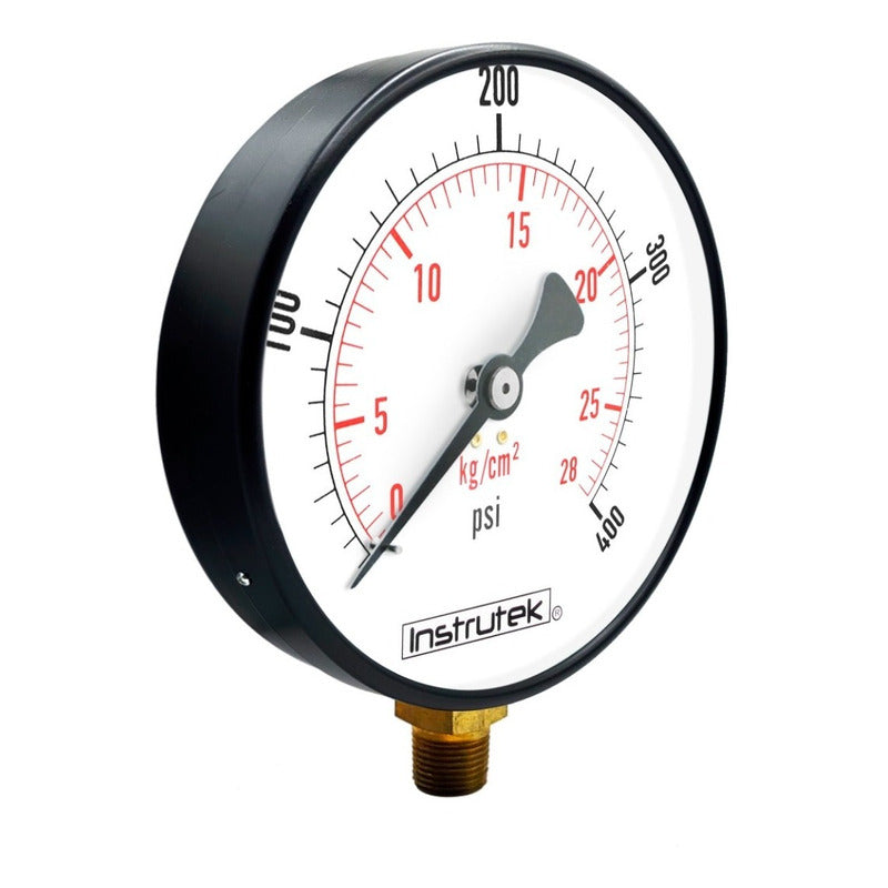 6 INCH Boiler Pressure Gauge, 400 PSI / Remote Reading