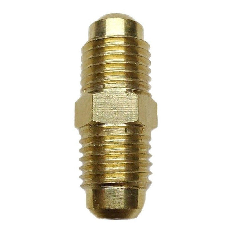 Straight Union, Brass (Gold Plated) 1/4 Flare