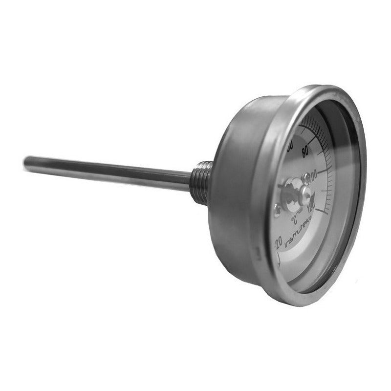 Refrigeration Thermometer 2 INCH -20 TO 120°C 4" 1/4" Thread