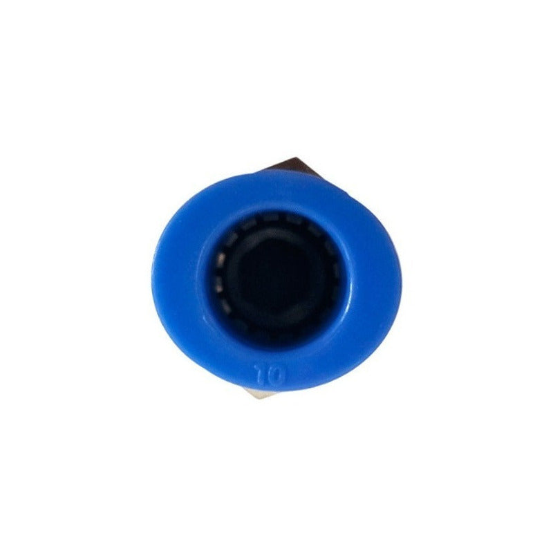 10 Pcs Straight Pneumatic Quick Connector/Fitting 1/4npt X 10mm