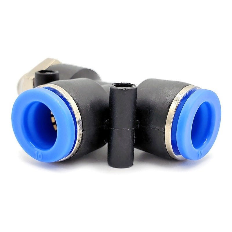 5 Pz Pneumatic Quick Connector Lateral Thread Tee 1/8 X 10mm
