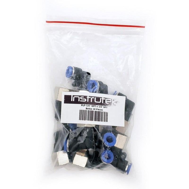 10 Pcs Pneumatic Connector/fitting Female Elbow 1/4 Npt X 1/4