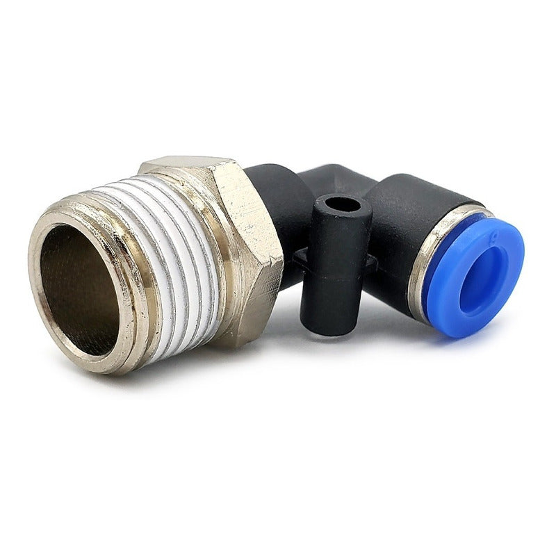 5 Pc of Pneumatic Quick Connector/Fitting Elbow 3/8 Npt X 6mm