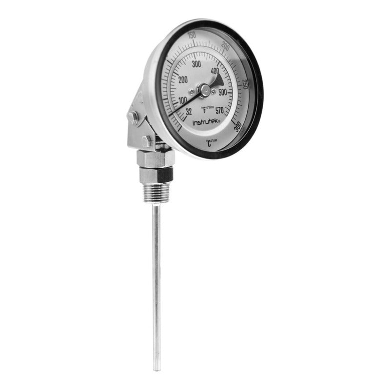 Thermometer 3 PLG, Variable Angle Stem 6 0 to 300 Cº