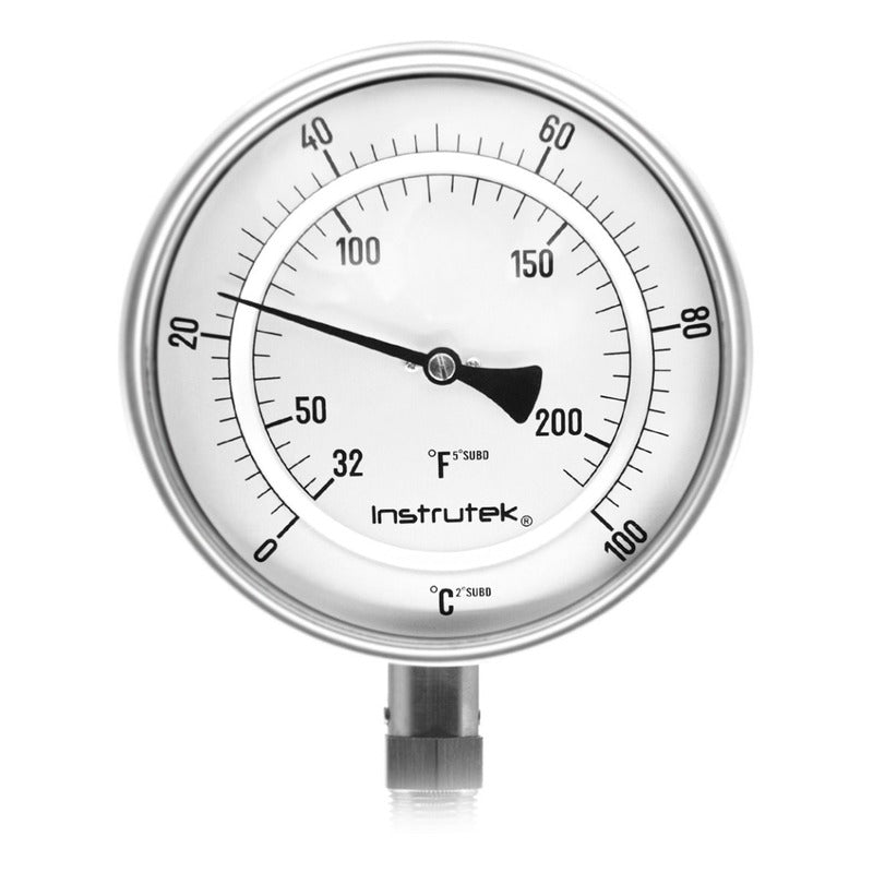 Oven Thermometer 6 PLG 0 A 100°c Stem 9 Thread 1/2 Npt