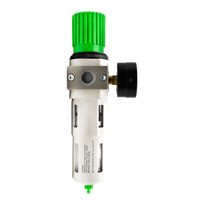 1/2 High Pressure Filter-Regulator for Compressor with Pressure Gauge