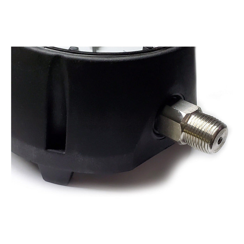 Manómetro 4.5", fenólico, 1/2" NPT, inferior, 60 psi-kg/cm2