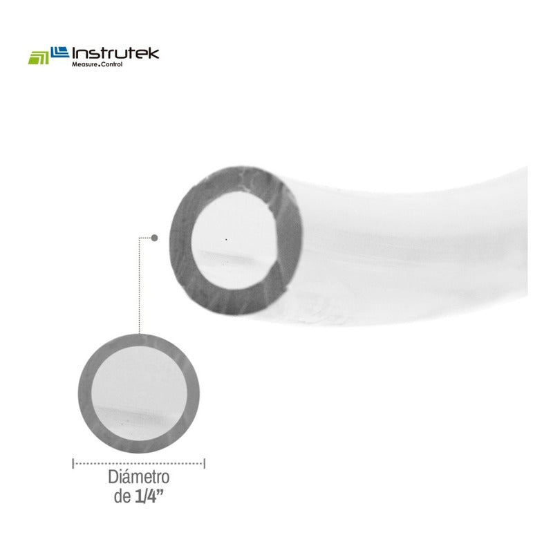 Transparent Polyurethane Air Tubing Hose 1/4 25 Mts