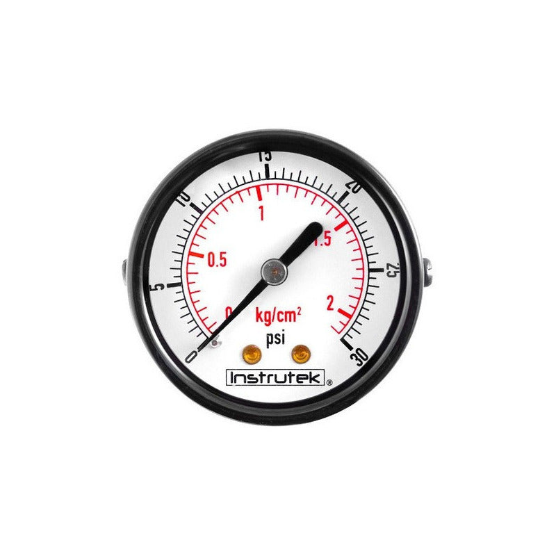Manómetro Para Compresor Carátula 2, 30 Psi (aire, Gas)