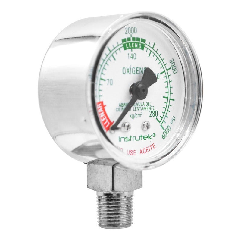 Medical Oxygen Manometer 2 PLG High Pressure 4000 Psi