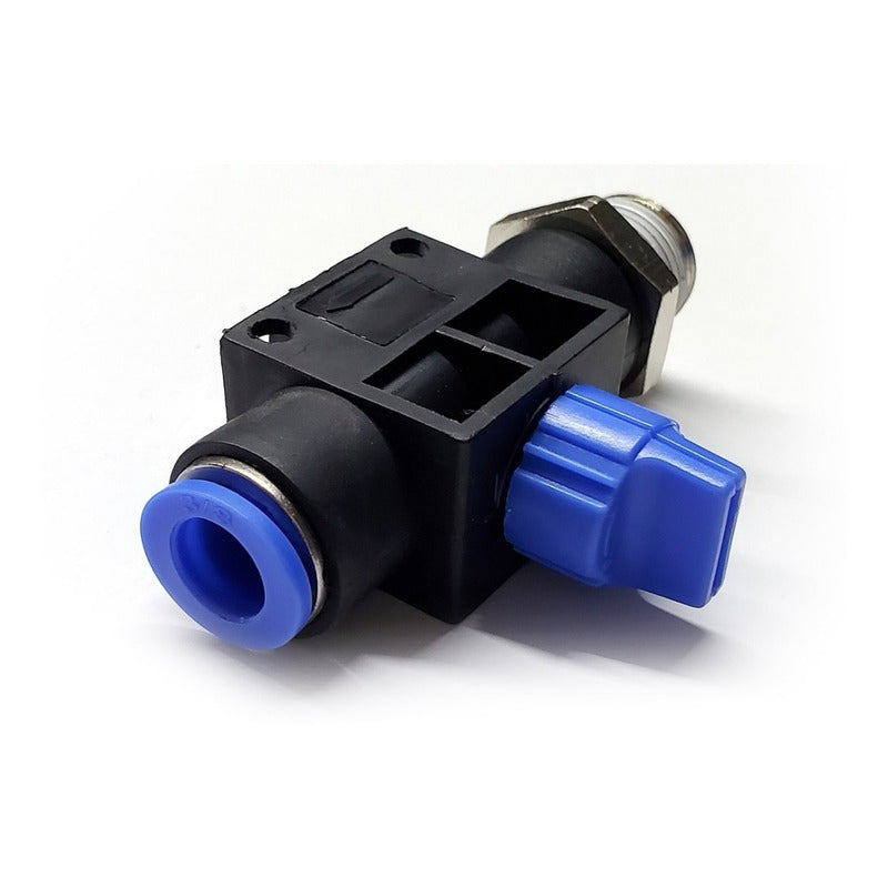 Straight Hand Valve/Connector (on-off) 3/8 Npt X 3/8