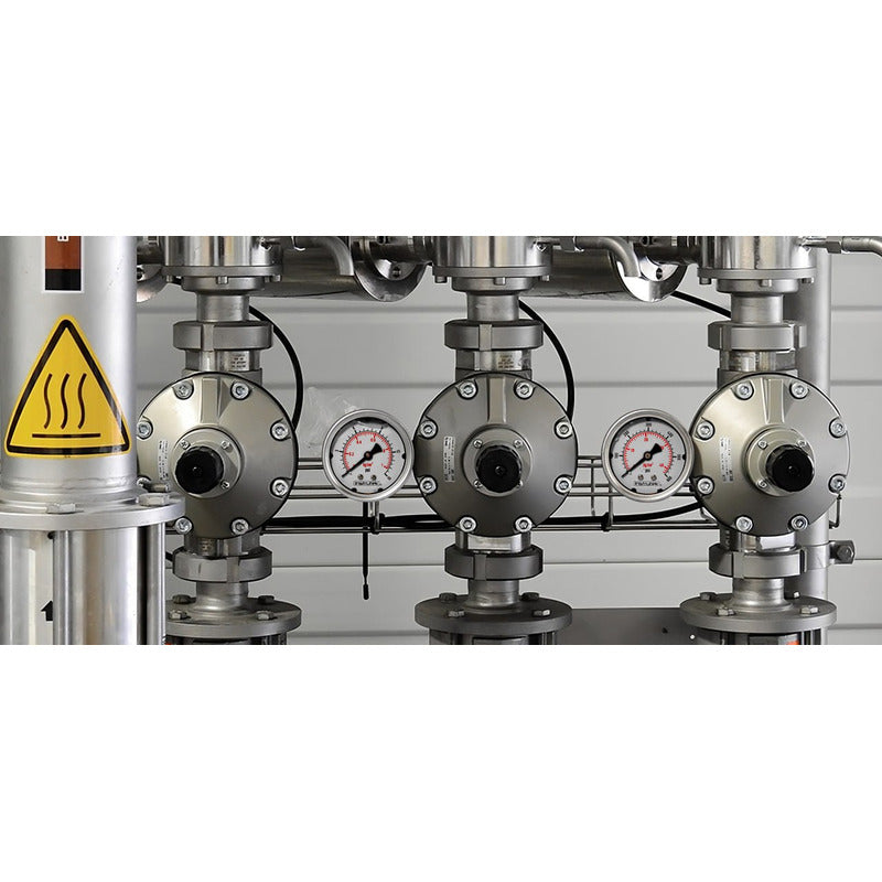 Manómetro 4", lleno de líquido (O.E.M.), 1/4" NPT, posterior, 15 psi-kg/cm2