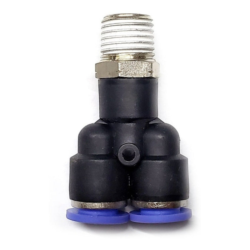 5 Pc Of Quick Connector / Pneumatic Fitting Yee 1/4 Npt X 8mm