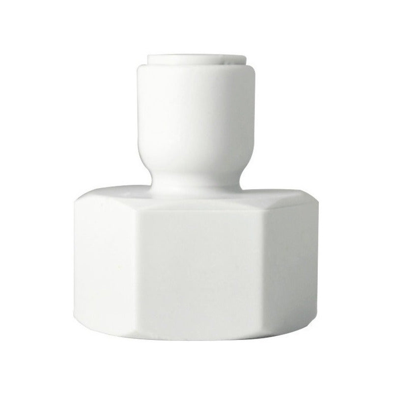 10 Pz Conector Recto Rosca Hembra 1/2 X 3/8 Osmosis Inversa