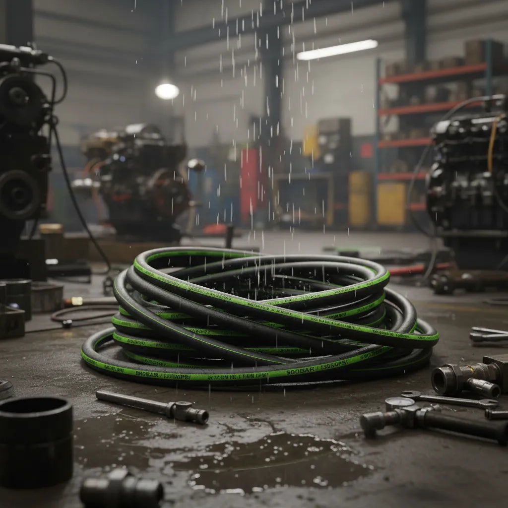 Manguera Hidraulica Sae, Alta Presion, 100 Mts, 3/8 Negro