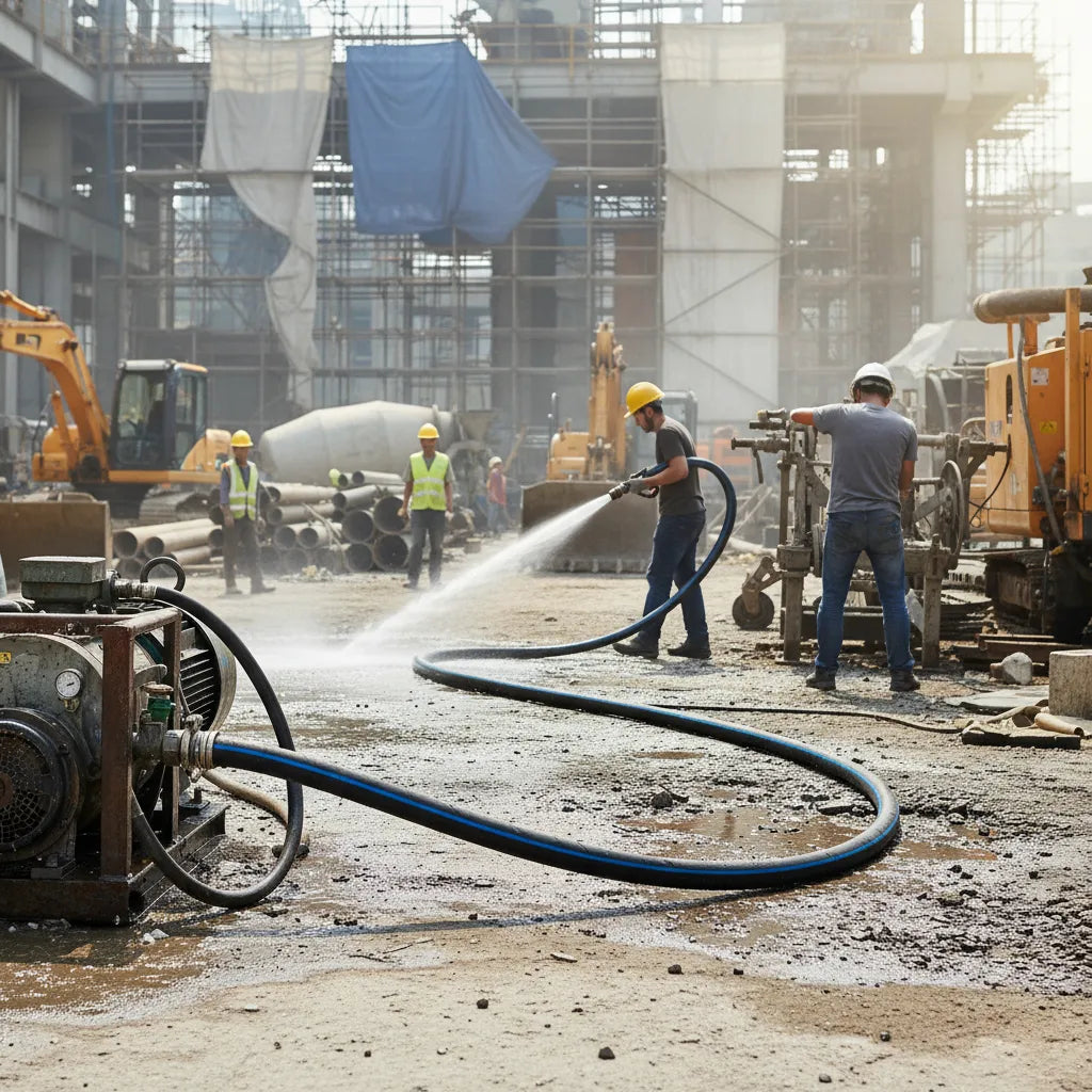 Manguera Hidráulica Sae R2, Alta Presion, 50 Mts, 1 Plg Azul