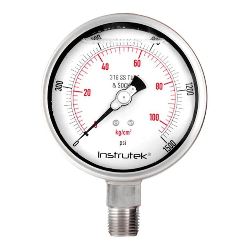 Manómetros de acero inoxidable premium - Serie 500